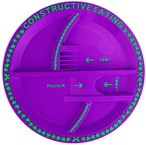 Constructive Eating Garden Fairy Plate for Toddlers, Infants, Babies and Kids - Plate is Made in The USA Using Materials Tested for Safety Constructive Eating Garden Fairy Plate for Toddlers, Infants, Babies and Kids - Plate is Made in The USA Using Materials Tested for Safety
