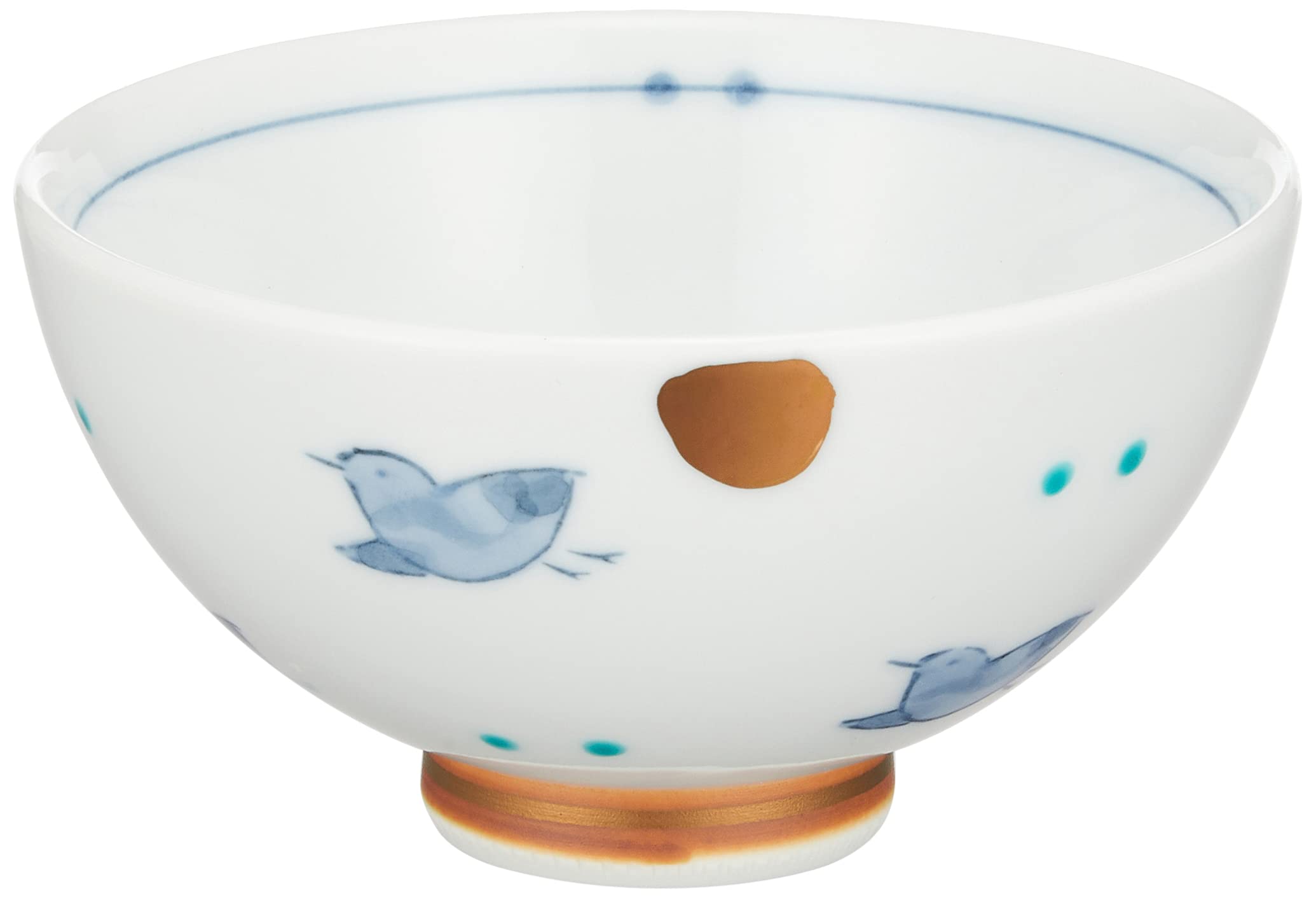Amazon｜浜陶 波佐見焼 松幸陶芸 雅幸窯 飯碗 ミニ 直径約10cm 染錦 