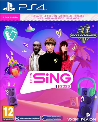 Let’s Sing 2025 – PACK 2 MICROS ( PlayStation 4 )