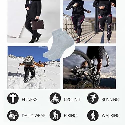 Image of Women Cotton Ankle Socks Soft Comfortable Durable Breathable Reinforced Double Layer Cushioned