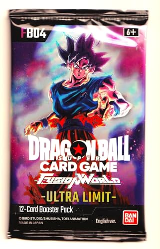 LAM-TCG - FB04 - Ultra Limit - 1 booster - Anglais - Emballage d'origine - Cartes à collectionner - Avec protection d'expédition LAM-TCG - Compatible avec Dragonball -...