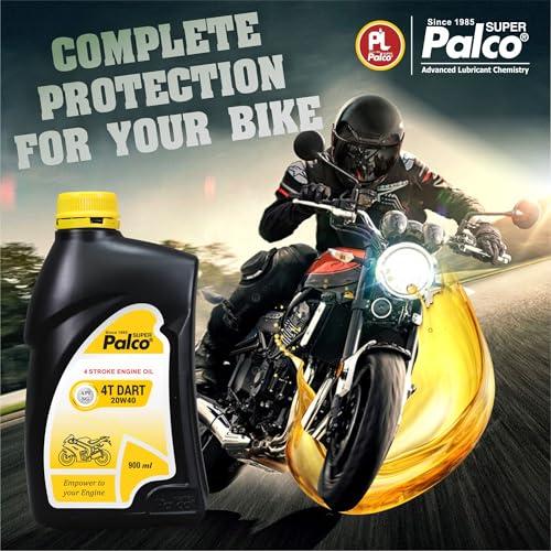 Image of PALCO 4T Dart 20W40 Bike Engine Oil 900ml (Pack of 1) 4 Stroke Engine Oil for Bikes, Multigrade API - SG Certified