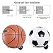 CLISPEED 2pcs Basketball Holder Wall Mount: Universal Metal Ball Holders Ball Storage Display Racks for Basketball Baseball Soccer Football Volleyball