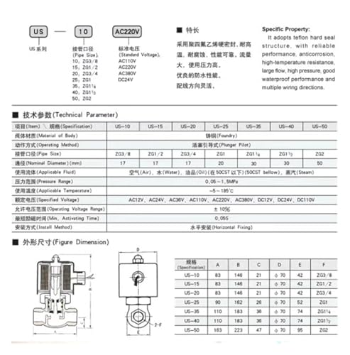 Électrovanne électrique eau DN50 220V évitez les fuites et inondations - 5