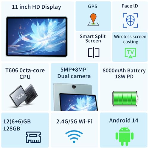 Aiprotablet Android 14 Tablet, Tablet 11 Inch thumb #1