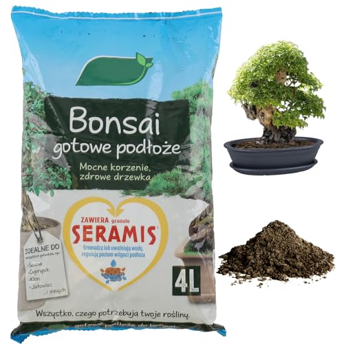Fertiges Bonsaierde-Substrat 4L Gartensubstrat Substrat zum Pflanzen von Bäumen Bodennährstoffe Spezial-Substrat SERAMIS Fertiges Bonsaierde-Substrat 4L Gartensubstrat Substrat zum Pflanzen von Bäumen Bodennährstoffe Spezial-Substrat SERAMIS