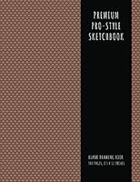 Premium Pro-Style Sketchbook: 300 Pages, 8.5" x 11" Large Sketchbook Journal White Paper (Blank Artist Book) 1544699077 Book Cover