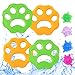 Hcoviv Depiladora de Mascotas,Quita Pelos Mascota,4Piezas Bolas Atrapa Pelos Lavadora Mascotas,Removedor Pelo Mascotas Lavadora de Reutilizables para Pelo de Perro,Piel de Gato y Todas Las Mascotas