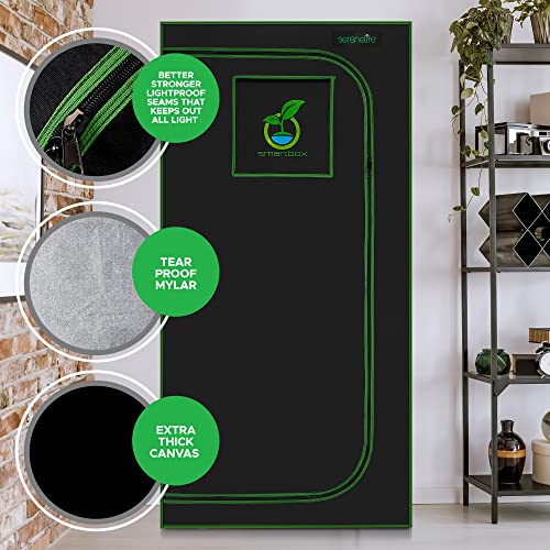SereneLife Medium Hydroponic Grow Tent Garden - Thumbnail 3