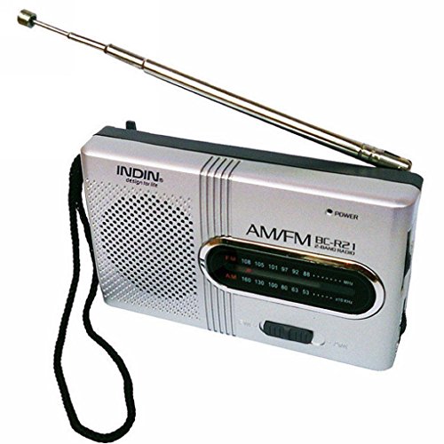 Masterein BC-R21 Mini Radio Portable AM ??Radio FM Antenne télescopique de Poche récepteur Mondial Haut-Parleur de la Batterie Powered