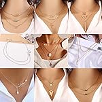 AROIC-20-PCS-Pendant-Necklace-with-14-PCS-Gold6-PCS-Sliver20-styles-of-necklaces-for-Women-Girls-Jewelry-Fashion-and-Valentine-Birthday-Party-Gift