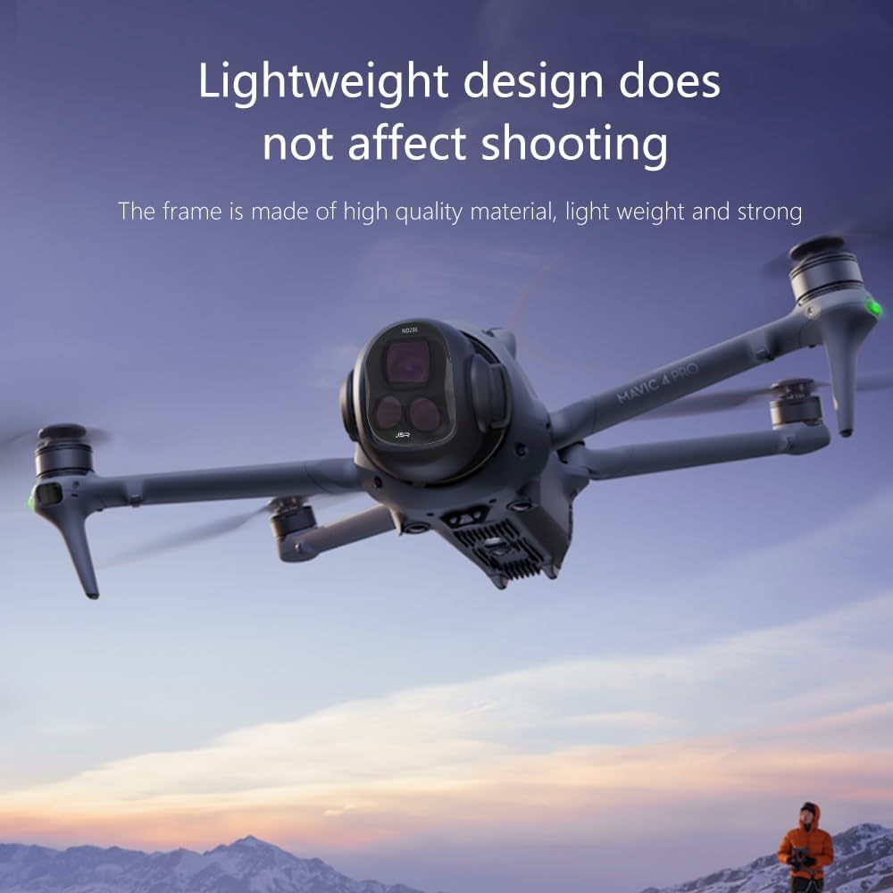 Lens Filter for DJI Mavic 4 Pro Drone (ND8PL+ND16PL+ND32PL+ND64PL)