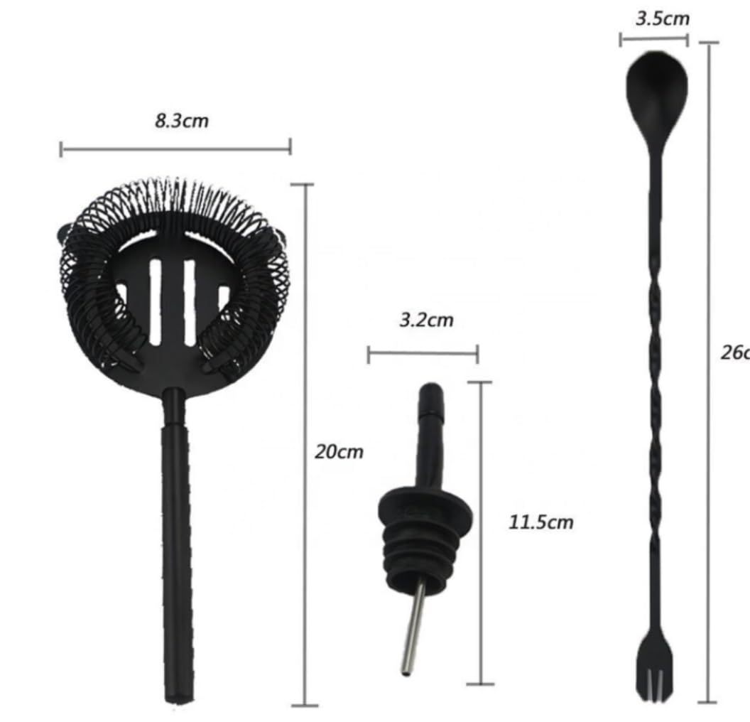 Coctelera para Cócteles Juego de Coctelera Juego De Coctelera De Acero Inoxidable, 8 Uds., Equipo Colorido Para Barman, Batidor De Cóctel, Herramientas Para Bar, Cocteleras De Vino Coctelera de Cóctel