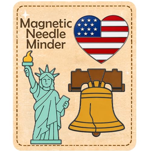 Image of Kraftex Magnetic Needle Minder. Needleminder for Embroidery & Sewing. Cute Needlepoint Accessories. Magnetic Needle Holder for Cross Stitch. Cute Magnet Pin Gift