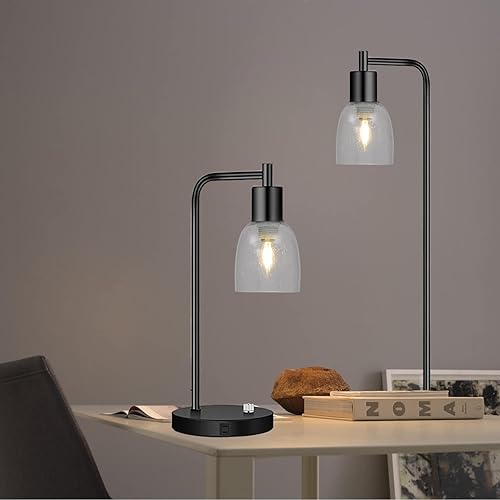 Miniatura 9 de Paquete de 1 ventilador de techo de repuesto de pantalla de cristal transparente con semillas, pantalla de cristal para candelabro de tocador,