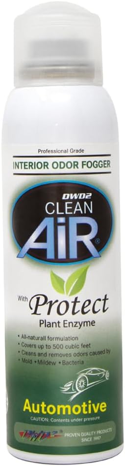 DWD2 Protect™ Automotive Mold Treatment - Revitalize Your Car's Interior The Green Automotive Mold Treatment Solution. Say Goodbye to Unpleasant Odors and Hello to a Fresh and Protected Cabin (FOGGER)