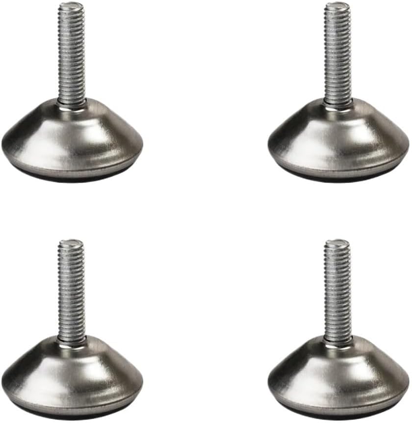 Furniture Sliders 50PCS Chair Desk Cabinet etc Furniture Levelers M8 Threaded Height Adjustable Great Glide(6608B-1)