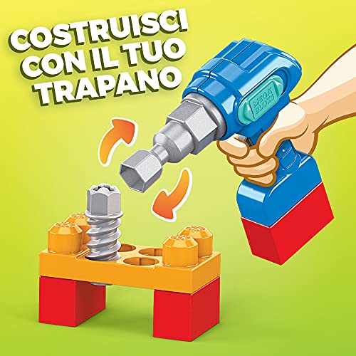 Mega Bloks Playset del Costruttore con Trapano