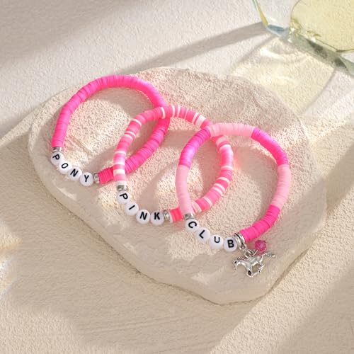 Pink Pony Club Bracelets and 56pcs Seickers Set Pink Pony Club Music Inspired Bracelets Merch Fans Gifts.2