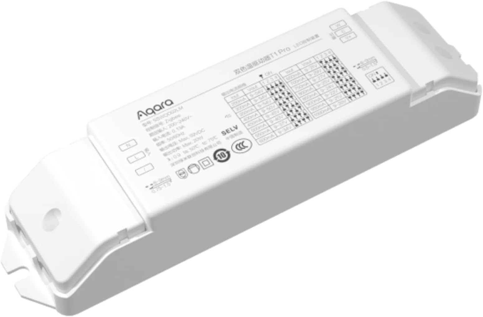 T1 Pro Smart Dimmer Controller | Adjustable Color Temperature, PWM Flicker-Free Dimming, Remote Control | Dual Color Temperature Driver