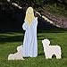Outdoor Nativity Store Outdoor Nativity Set Add-on - Shepherd and Sheep (Large, Color)