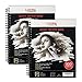 Produktbild 200 Sheets Artist Sketch Books by LOKSS® - Duo Pack - 2 Sketch Book Pads (200 Sheets 9 X 12), Spiral Bound  Acid Free  Premium Sketch Paper - Ideal for Variety of Dry Media