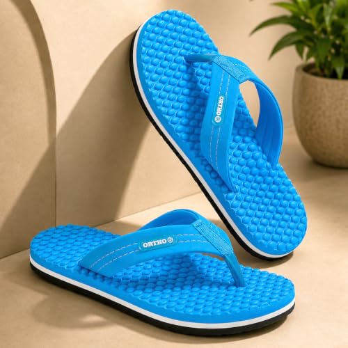 Image of ORTHO JOY House Slipper for Women's Care | Orthopaedic | Diabetic | Acupressure | Comfortable | MCR | Flip Flop Ladies and Girl's Home for Daily Use