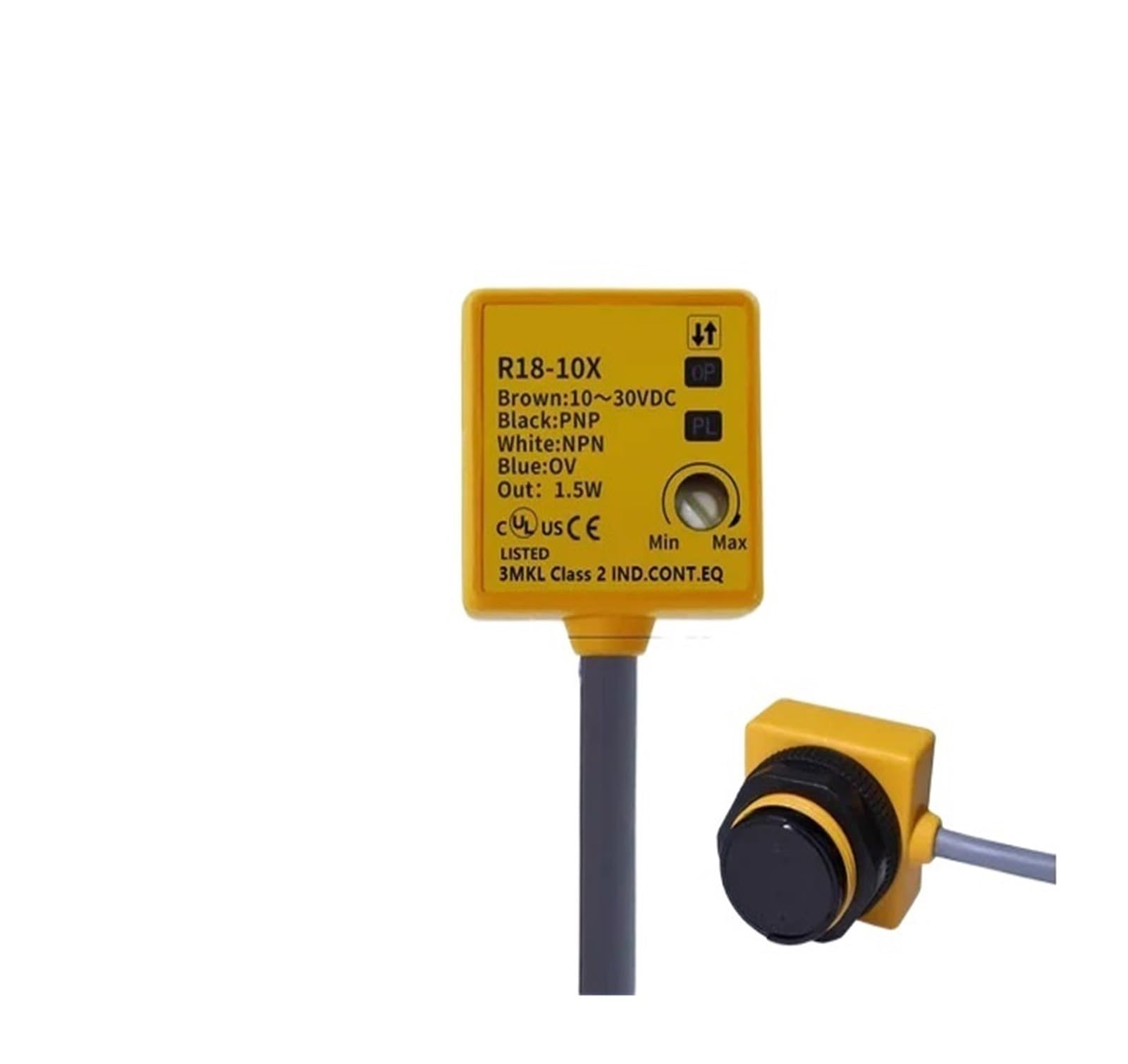 BFSYDLUJ R18-10X M18 Ultra Short Ttubular Type Photoelectric Switch Sensor