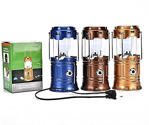 その他 Solar Portable LED Clip-on Light Rechargeable USB Lantern Outdoor Camp Garden Lamp - by Pilotlights.net ggw725x AHUJA INTERNATIONAL Rechargeable Solar and Charging LED Lantern