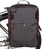 Two Wheel Gear - Pannier Backpack Plus – Water Resistant Everyday Laptop Backpack for Work, Gym, Travel, Daily Commuters, Large Capacity Bag, Graphite Grey, 30L