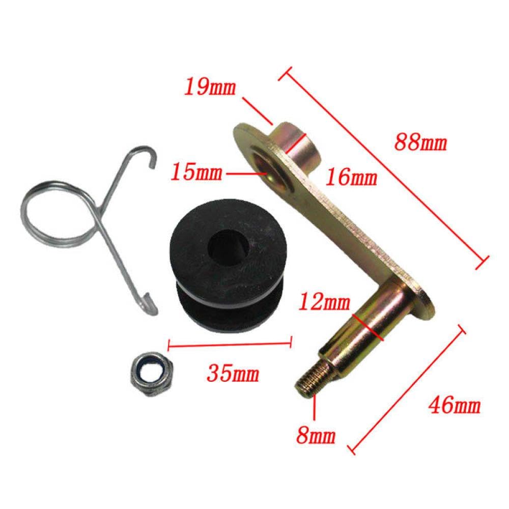 Tendicatena con guida a molla compatibile con moto da 110 cc, 125 cc, 140 cc, ATV, Dirt Bike, Pit Bike e modelli simili