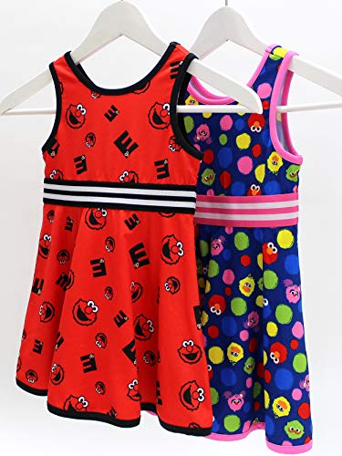 Isaac Mizrahi Loves Sesame Street Elmo Baby Toddler Fit And Flare Soft Dress (24 Months, Baby Red) #TOP6