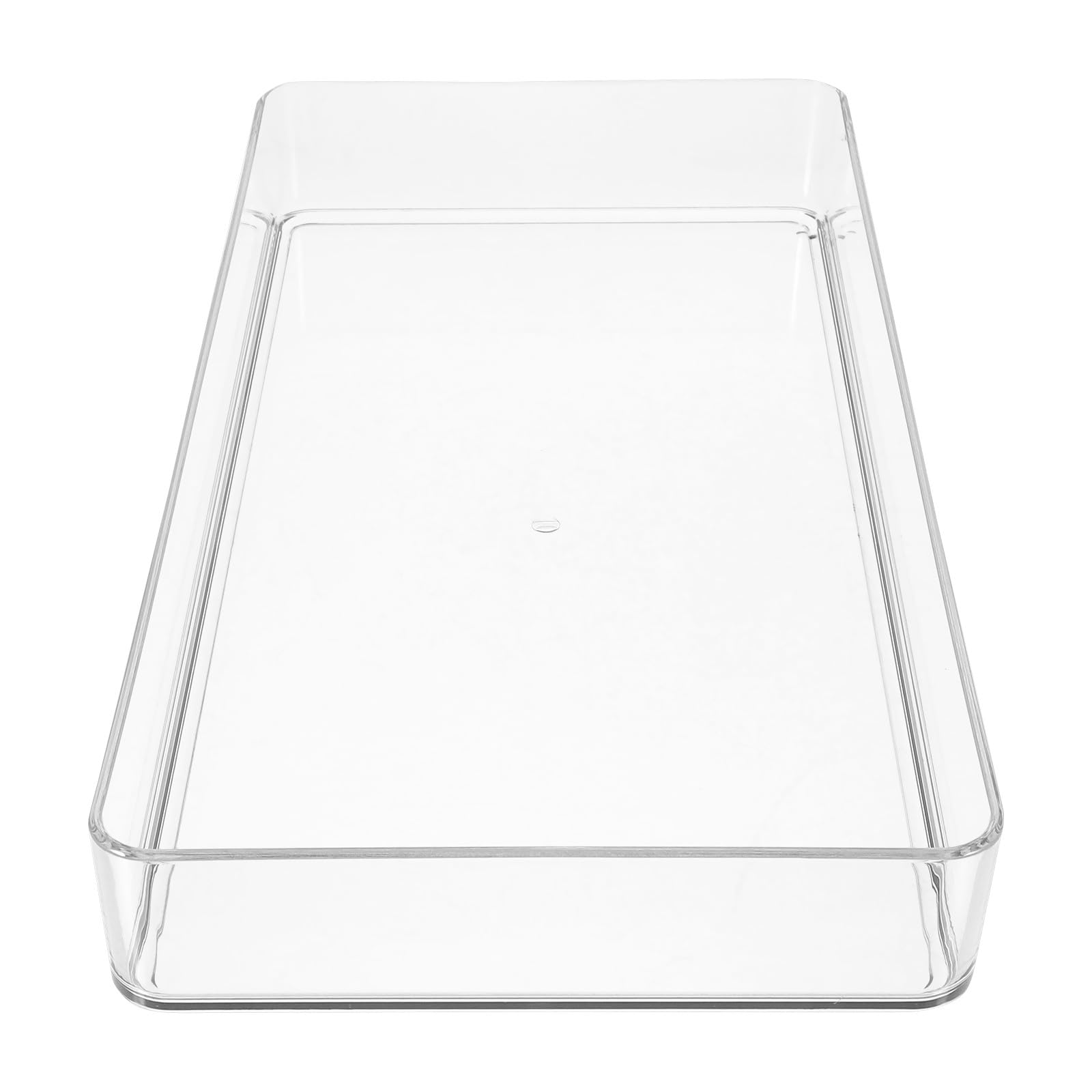 Separador de utensilios transparente XXL contra el desorden en cajones de cocina y oficina