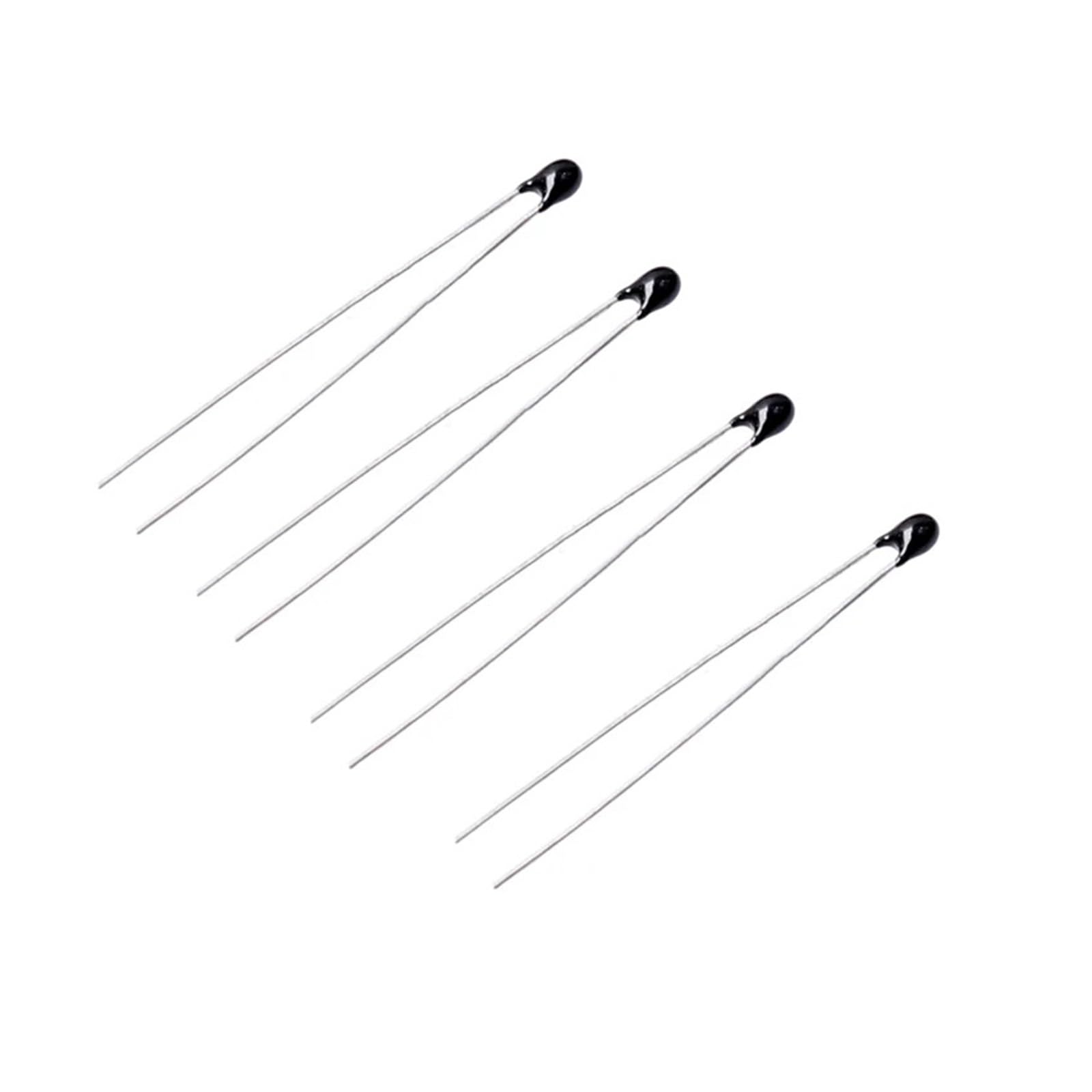thermistor, 100 pièces de thermistance NTC MF52AT petite 1k 2k 3k 4,7k 5k(100K)