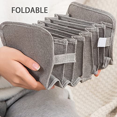 Cajas de almacenamiento de ropa visibles y lavables para ordenar vaqueros 4