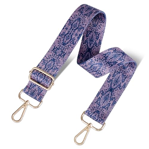 Image of chushui Colorful Pattern Purse Strap, Wide Crossbody Bag Strap Replacement | Change the look of your bag with a simple strap swap.