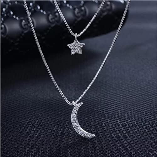 Ensemble bijoux argent lune étoile pour sublimer votre robe de mariée