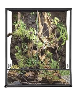 Reptiles Planet terrarium alu noir, serrure inox, 45 x 30 x 30 cm
