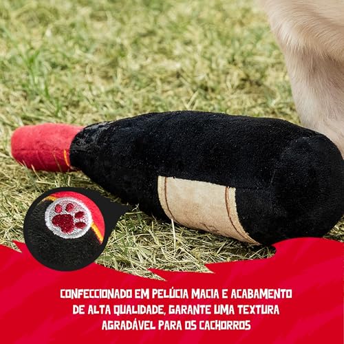 Germanhart Brinquedo Pelúcia Garrafa para Cães