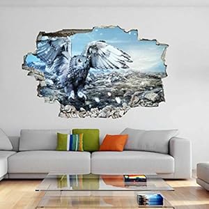 3D effect muurtattoo sticker doorbraak zelfklevende muurschildering muursticker stenen muur doorbraak muursticker tattoo…