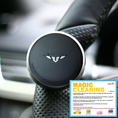 GotoShop Mini Power Handle Steering Wheel Spinner Knob for All Car (Gray)