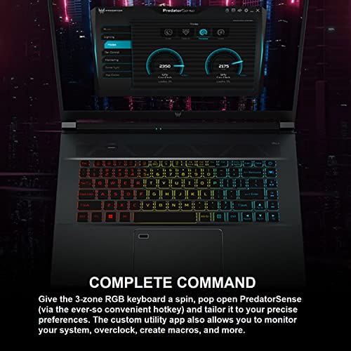 Acer Predator Triton 500 SE Gaming/Creator Laptop | 12th Gen Intel i9-12900H | GeForce RTX 3080 Ti | 16" WQXGA 240Hz G-SYNC Display | 32GB LPDDR5 | 1TB Gen 4x4 SSD | Killer Wi-Fi 6E | PT516-52s-99EL - Notebook - Immagine 8
