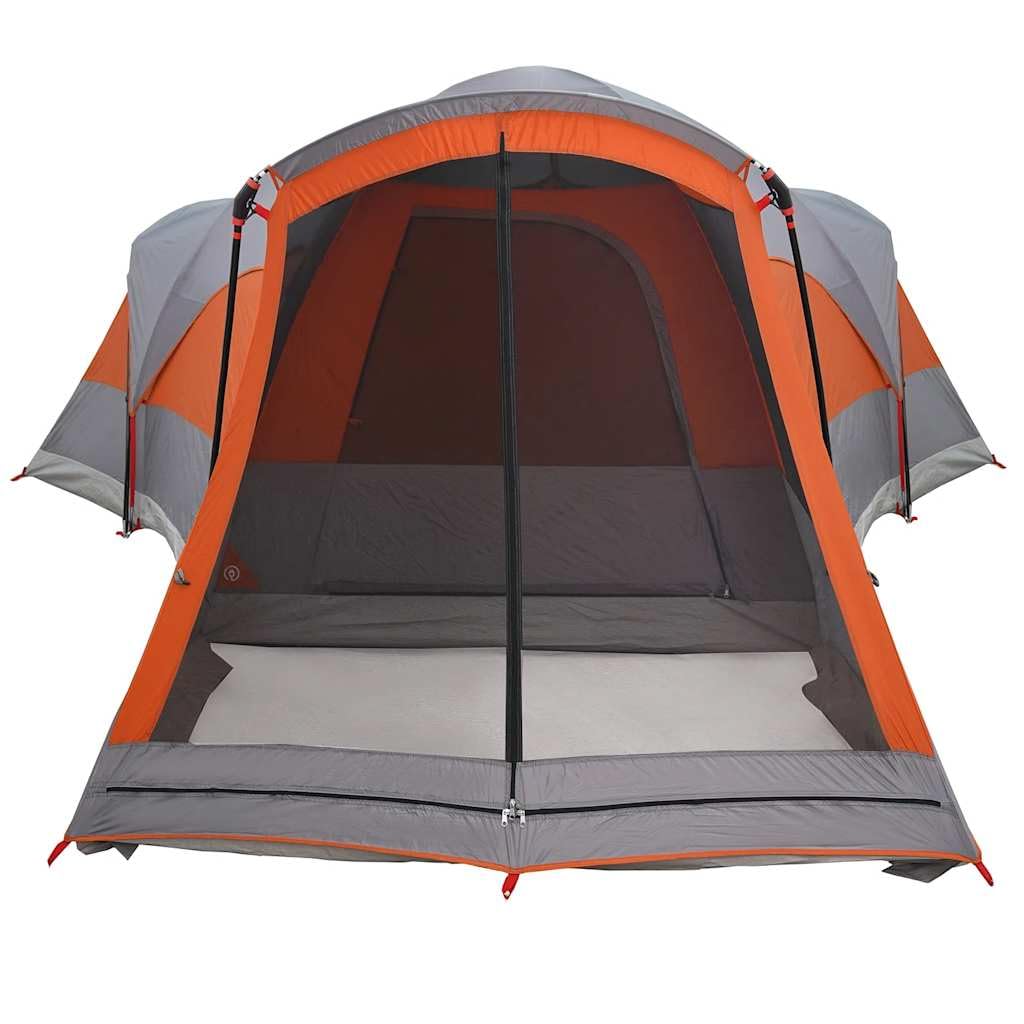 Tunelowy namiot rodzinny dla osób, zielony, wodoszczelny, z przedsionkiem, xx cm, poliester, namiot kempingowy, namiot biwakowy z siatką, ochrona przed owadami i torbą do noszenia na świeżym powietrzu