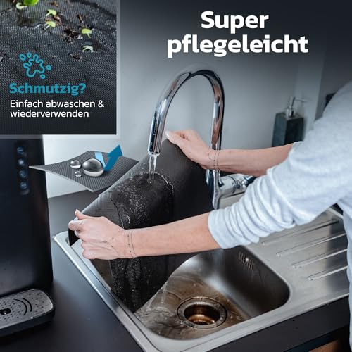 TRIBURG Universal Anti Rutsch Schmutzmatte 120x100cm Zuschneidbar und Wasserdicht - Kofferraummatte - Antirutschmatte Auto - Antirutschmatte Schubladen - Kofferraum Schutzmatte