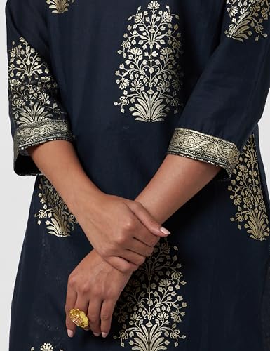 Image of BIBA Women Biba Women Cotton Straight Printed Suit Set