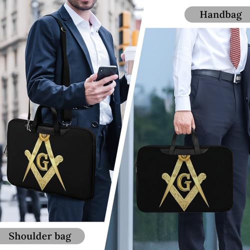 Bolso messenger para laptop unisex con correa ajustable miniatura 6