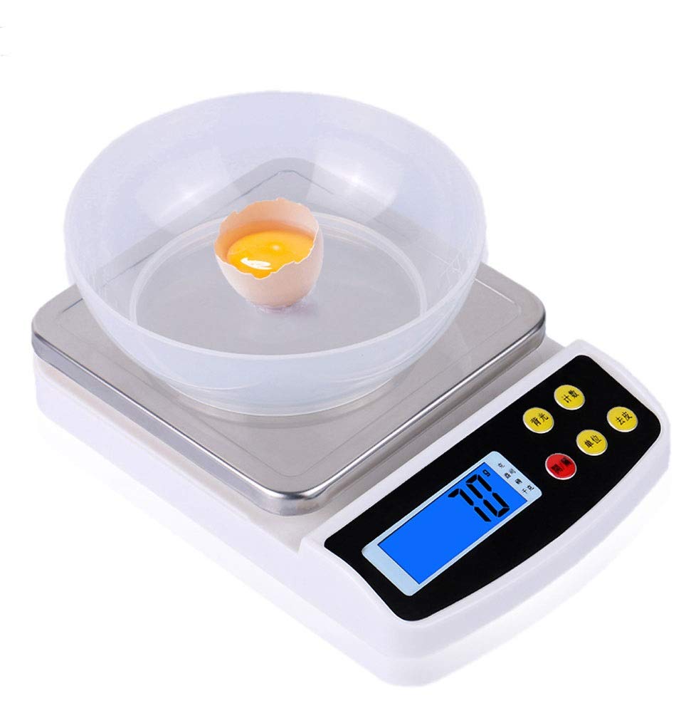 Báscula electrónica Digital de Cocina de Alta precisión, 0,1 g, para Hornear Alimentos, Verduras y Frutas.