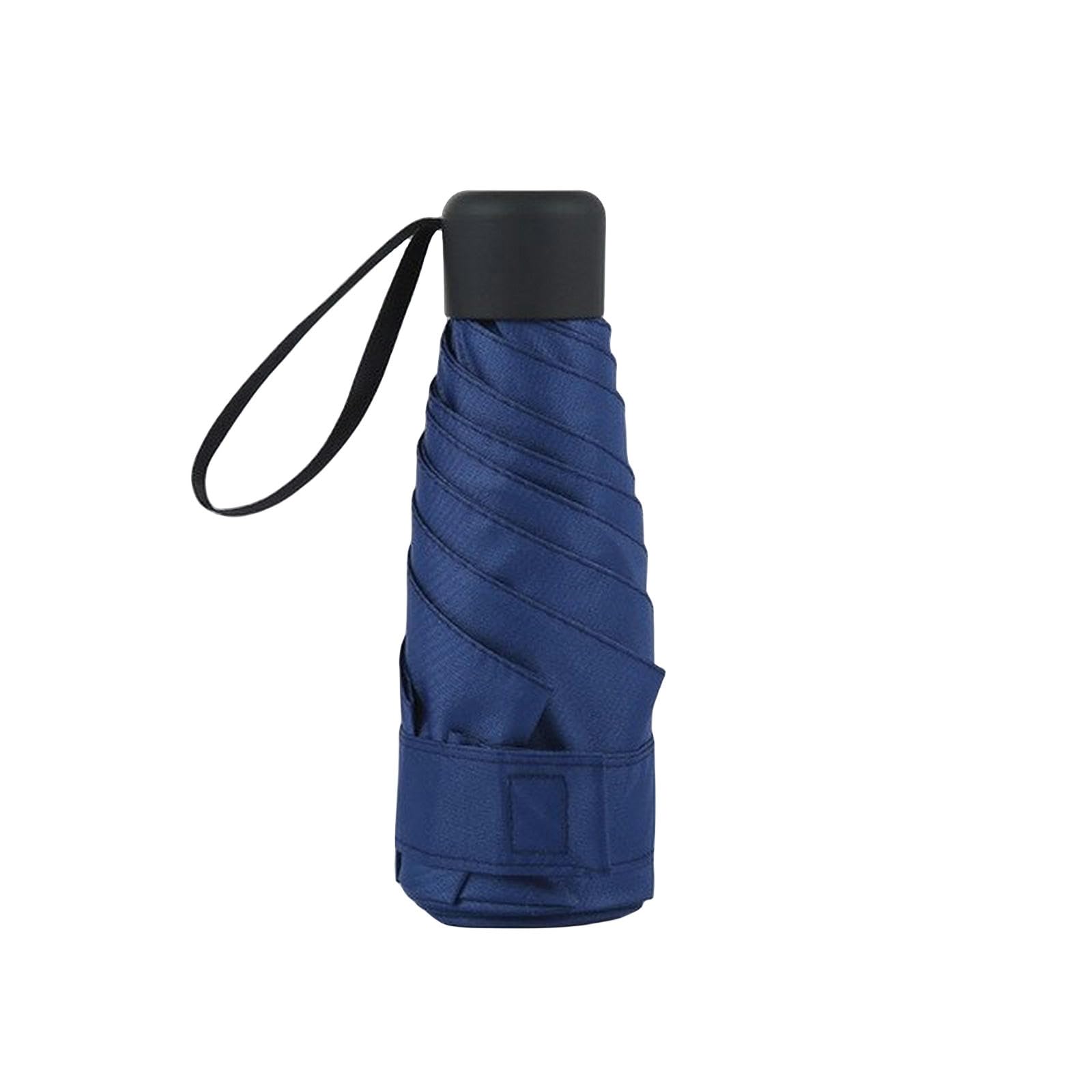 TEidea Parasol mini kieszonkowy składany parasol, unisex, odporny na warunki atmosferyczne, przenośny parasol podróżny