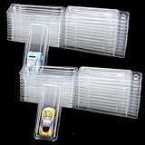 Action Figure Display Set: to meet your varying storage requirements, each package comes with 50 clear pet clamshell cases; Be it for personal use or for display, you can trust that our cases will meet your storage needs adequately and stylishly; Wit...