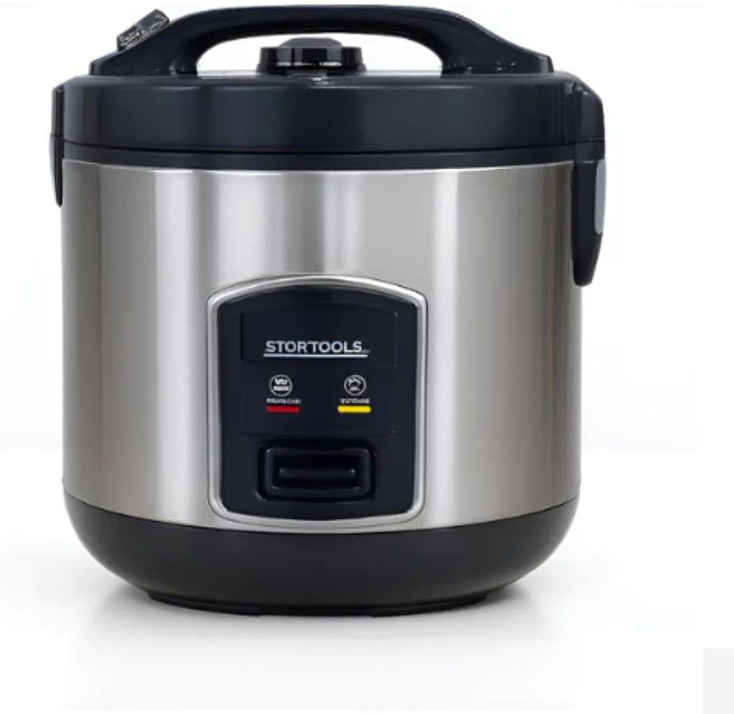 Panela De Arroz Elétrica 1L 127V Ou 220V 400WCom Copo Medidor Colher E Grade De 